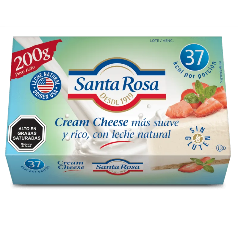 Cream Cheese Santa Rosa Light 200 g