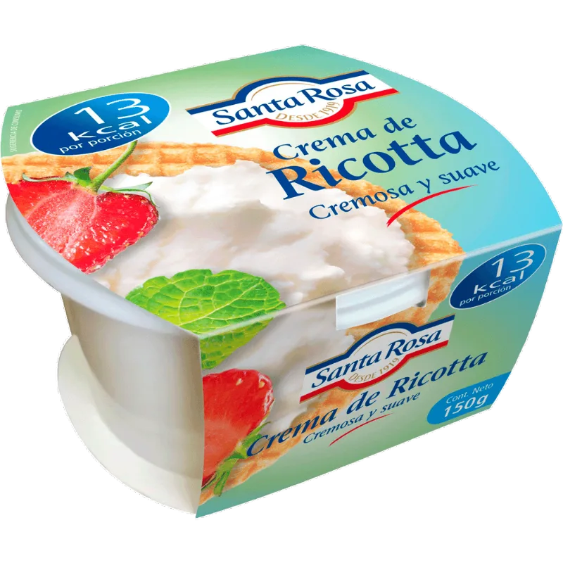 Queso Crema Santa Rosa Envasado Pote 150 g