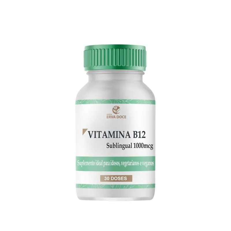 Vitamina B12 1000mcg 30 Capsulas Sublinguais