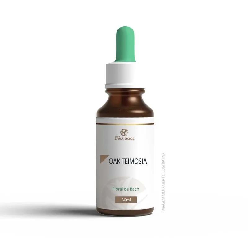 Floral De Bach Oak Teimosia 30Ml