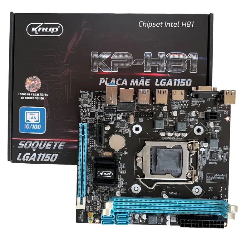 Placa Mãe Lga1150 Chipset Intel H81 16gb Usb 3.0 Ddr3 Hdmi