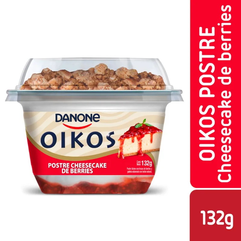 Postre Danone Oikos Cheesecacke Berries 132 g
