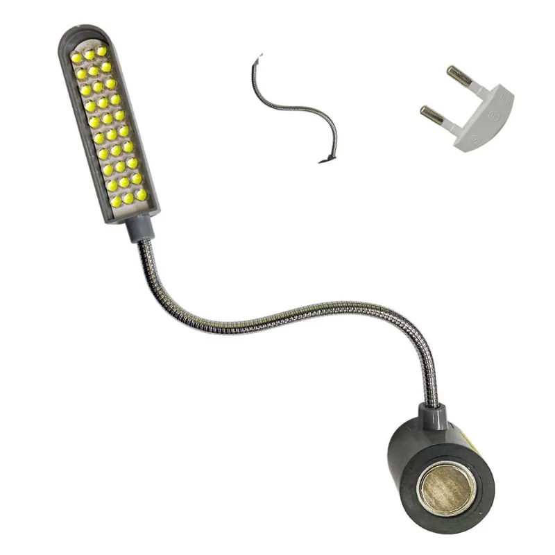 Luminária 30 Lâmpada de LED com Haste Flexível Para Máquina de costura industrial bivolt