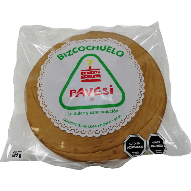 Bizcochuelo Pavesi Largo 26 cm 620 g