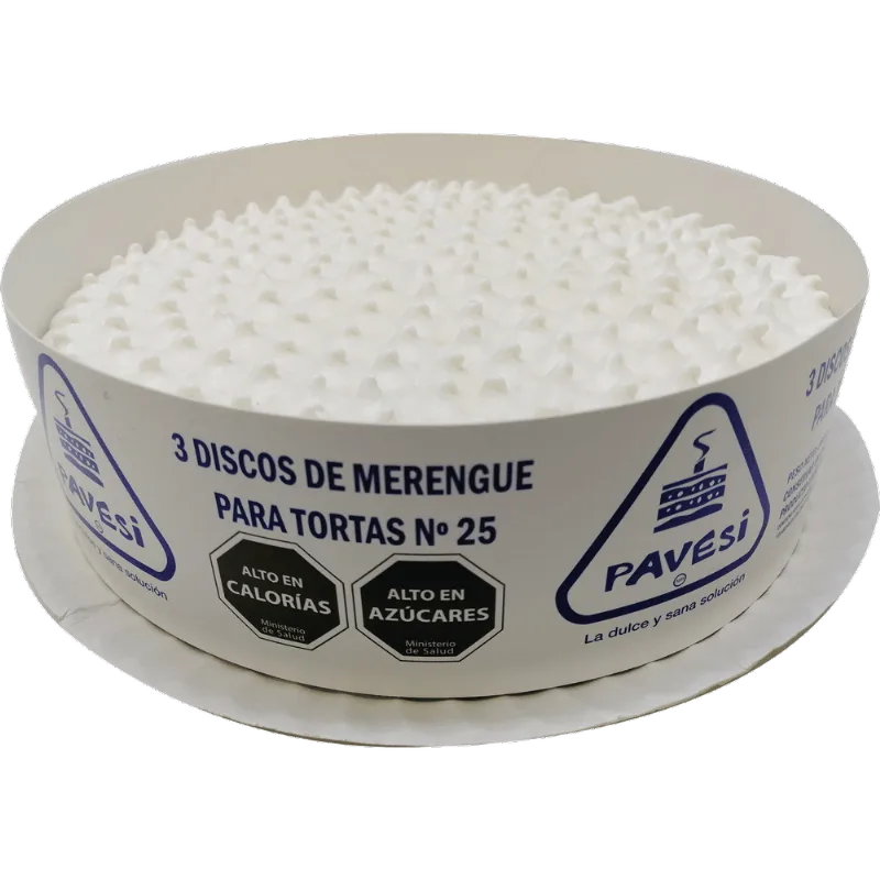 Disco de Merengue para Tortas Pavesi N° 25 3 un.