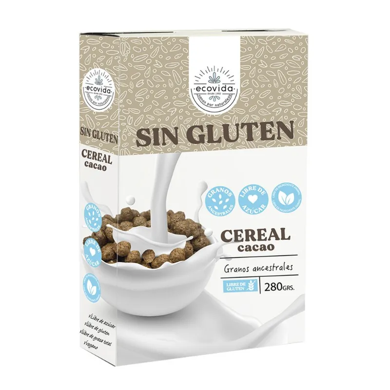 Cereal Ecovida Bolitas de Cacao Sin Gluten 280 g