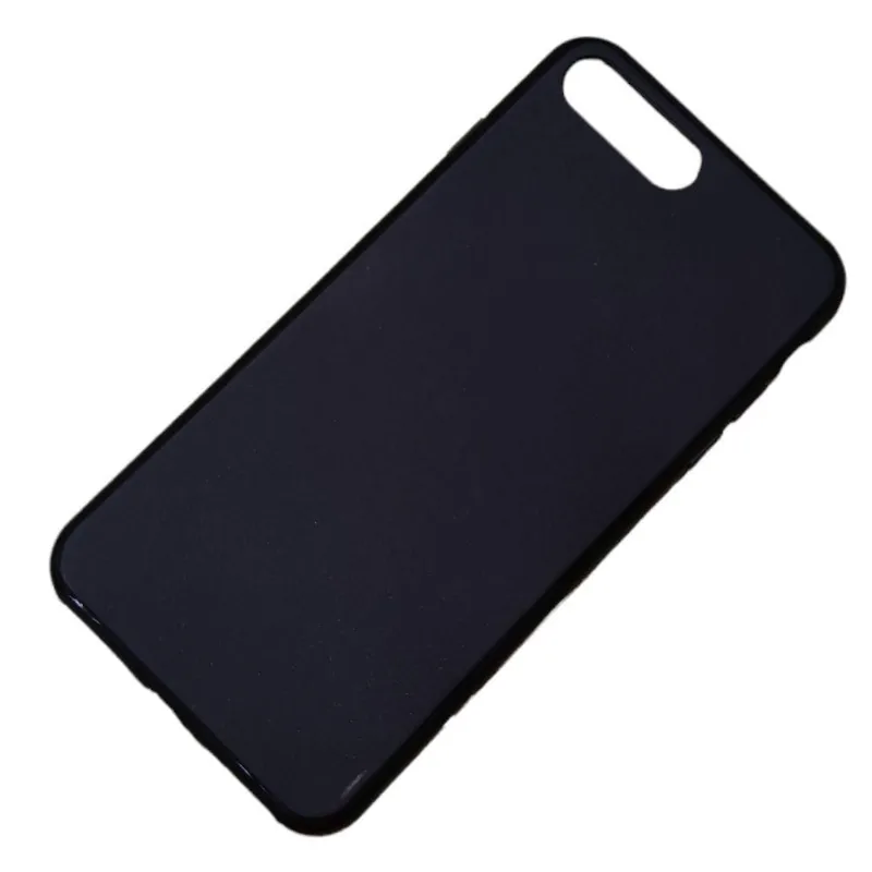 Capinha P/ Iphone 7 Plus 8 Plus Flexível Preta