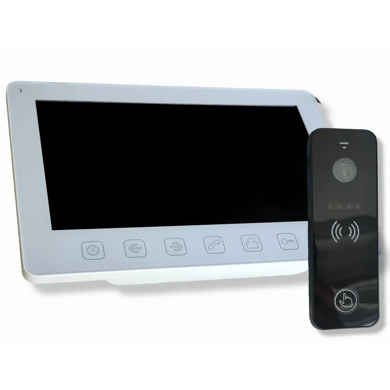 Vídeo Porteiro Campainha Touch Screen Preto E Branco Prime
