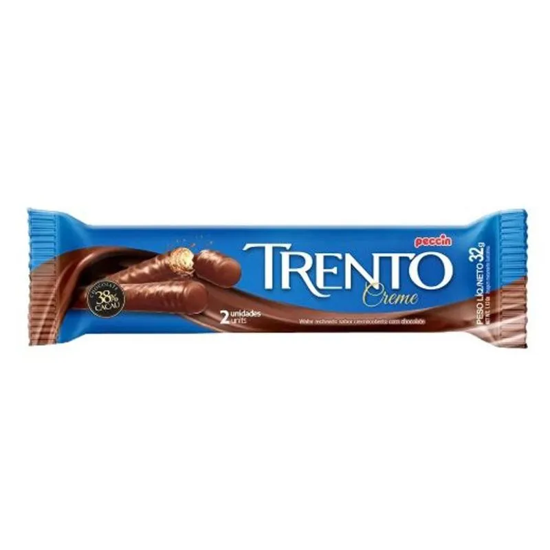 Kit 3 Chocolate Trento Creme Crocante 16x32g - Peccin=48un