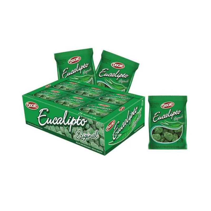 Mini Goma Eucalipto Original 25x18g - Docile