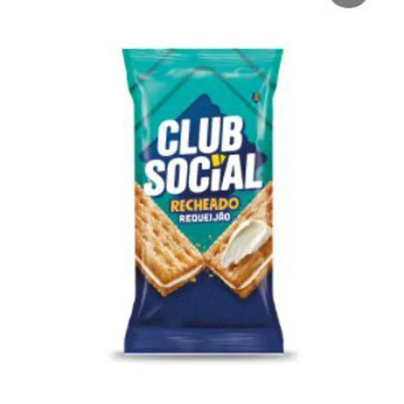 Biscoito Club Social Recheado Requeijao 106g