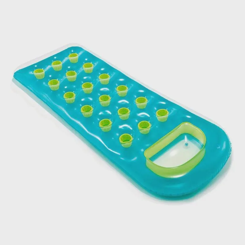 Boia colchonete inflável 1,88 metros azul c/ verde- Intex