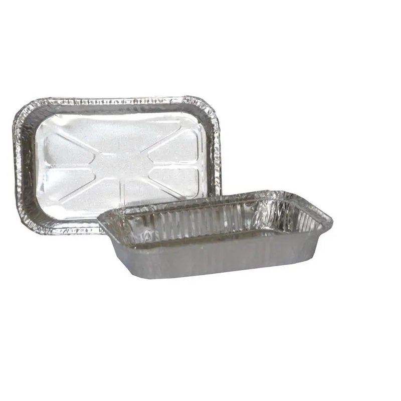 100 Un Bandeja De Alumínio Marmitex 1000ml Com Tampa