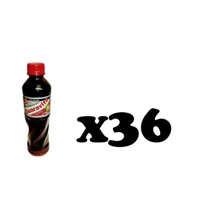 Guaravita Zero Sabor Limão 36 Unidades- 300ml