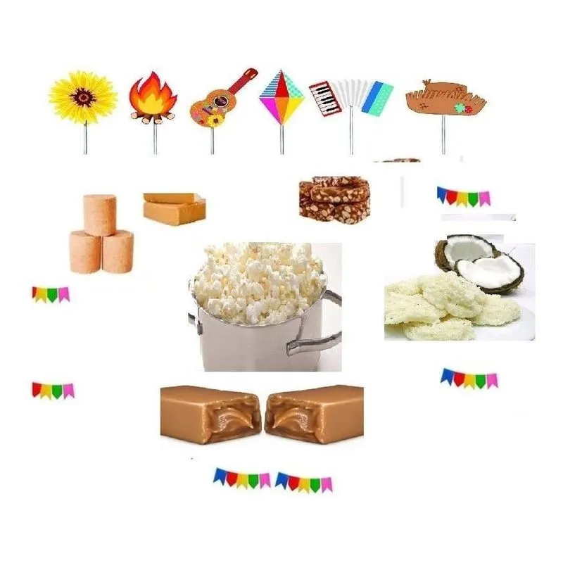 Kit Doces Sortido Festa Junina São João 200 Unidades Nº30