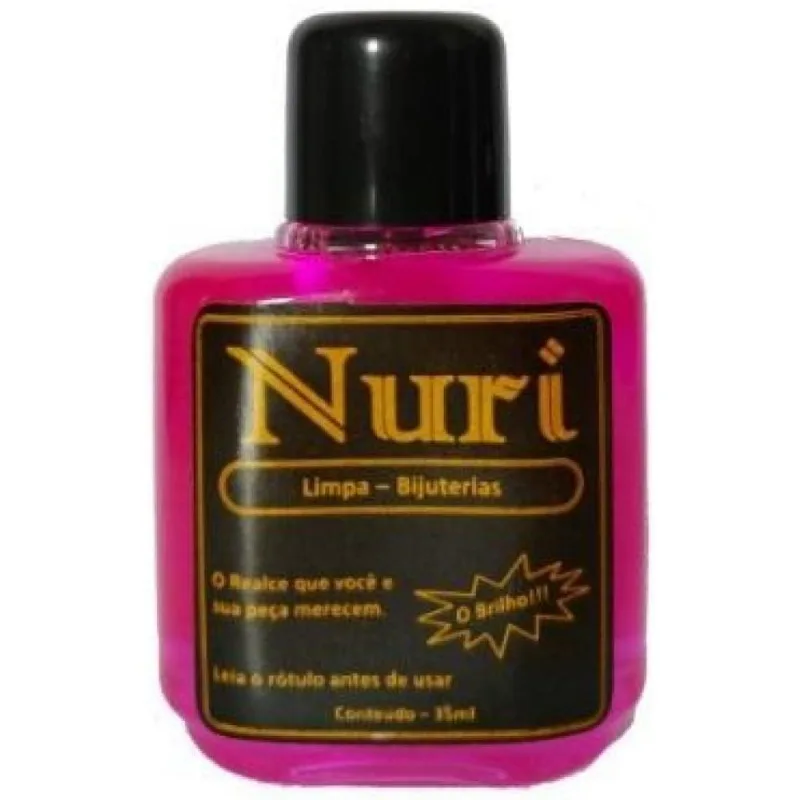 Kit Limpa Bijuterias Limpeza Polimento Nuri 35 Ml-2un