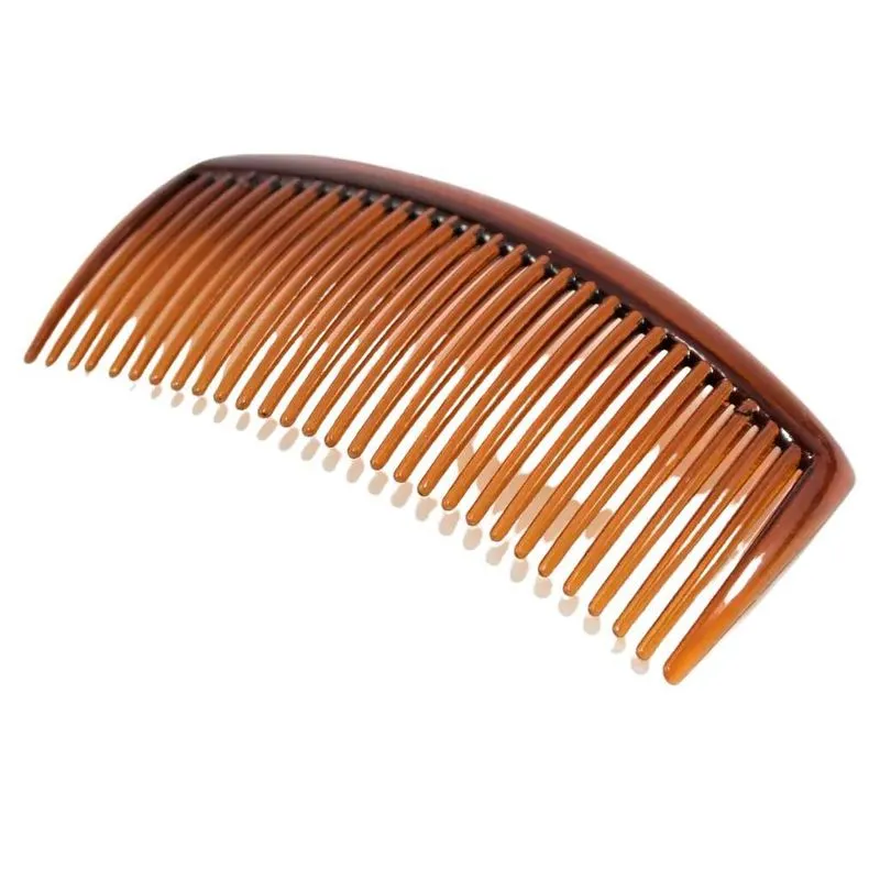 Kit 4 Presilhas Pente Para Cabelo Penteado Marrom Pequena