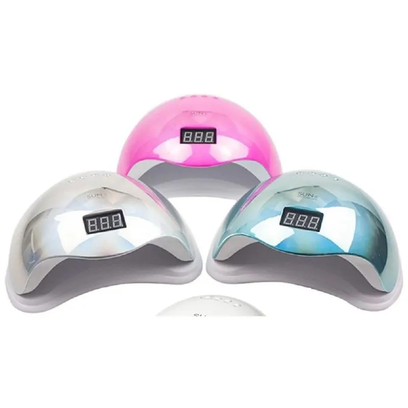 Cabine Sun 5 Led Uv 48w Digital Unhas Acrigel Cor Sortida