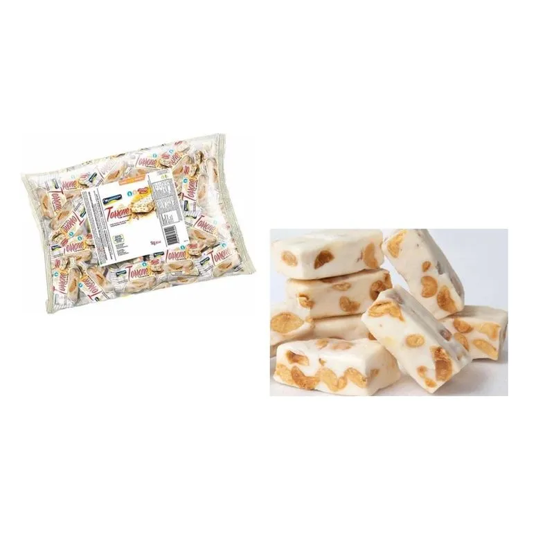 Torrone Mini Pacote 1kg - 100 Mini Unidades - Monteverine