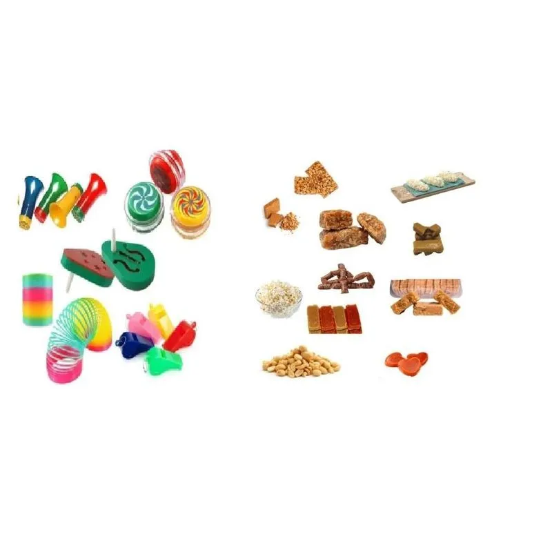 Kit Doce Cosme Damião 30 Pessoas + 30 Brinquedos + Sacos