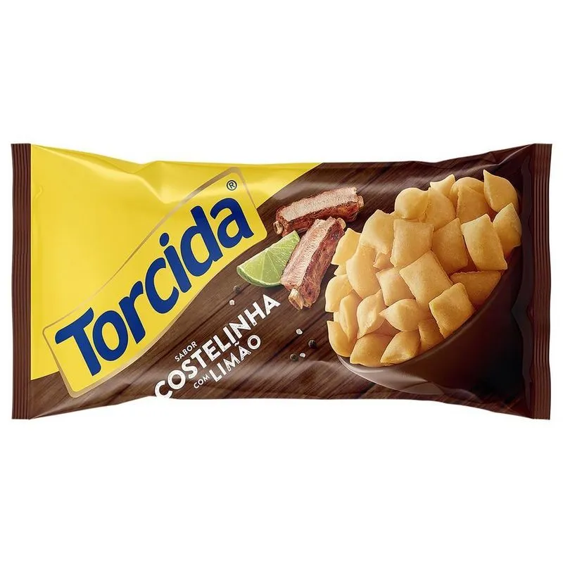 Salgadinho Torcida Costelinha Com Limão 70g Kit 15 Unidades