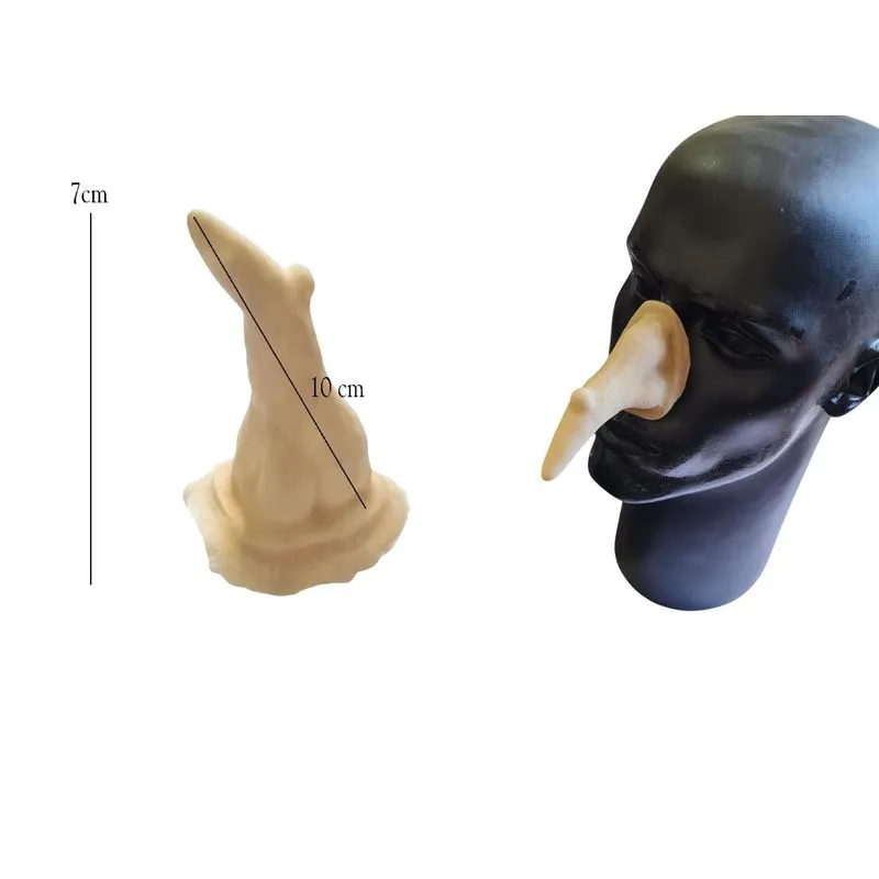 Prótese De Látex Nariz De Bruxa Com Verruga + Látex 10ml