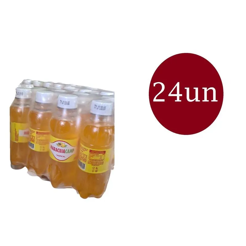 Guaracamp Maracuja Guarana Natural 250ml -24 Unidades