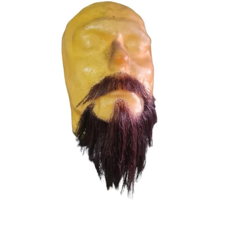Barba Falsa Postiça Cavanhaque Castanho Bigode + Cola