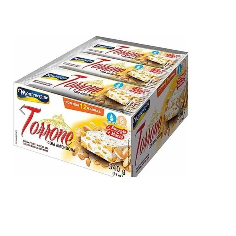 Torrone Com Amendoim 36un 45g Montevergine