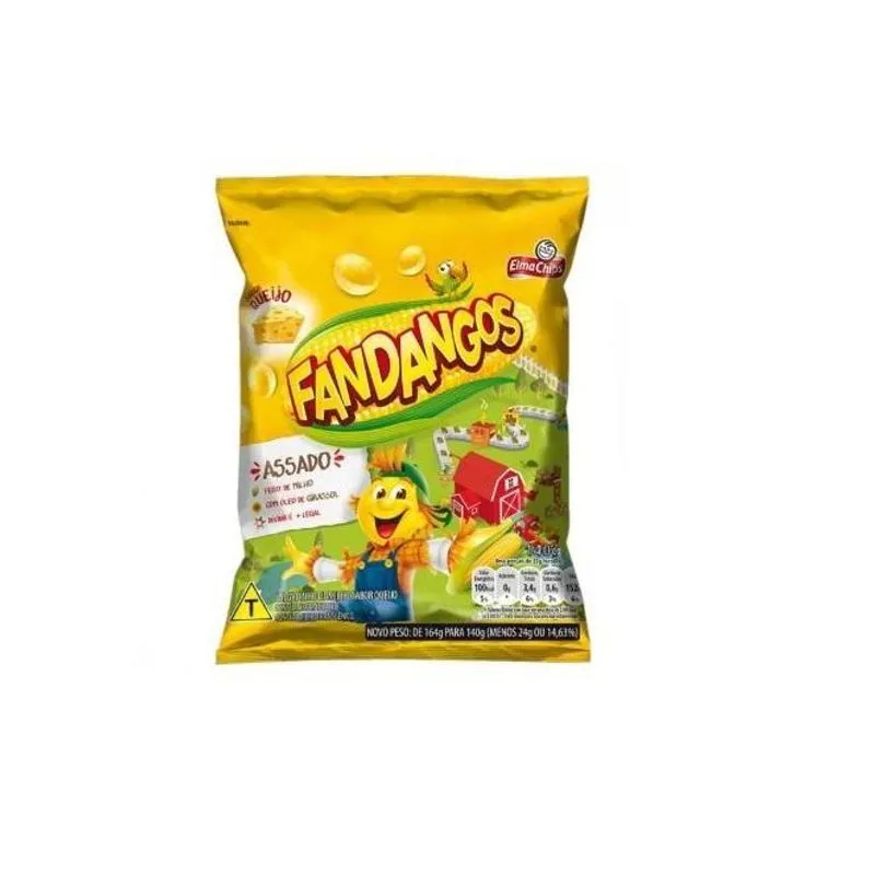 Salgadinho Fandangos Queijo Gigante 140gramas-5 Unidades