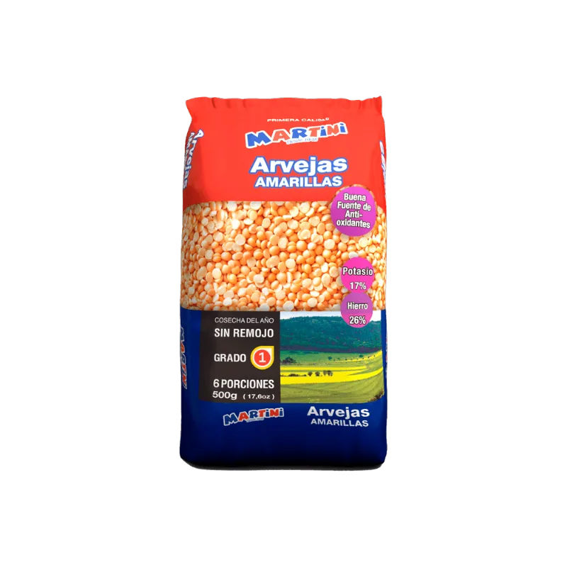 Arvejas Amarillas Bolsa 500 g