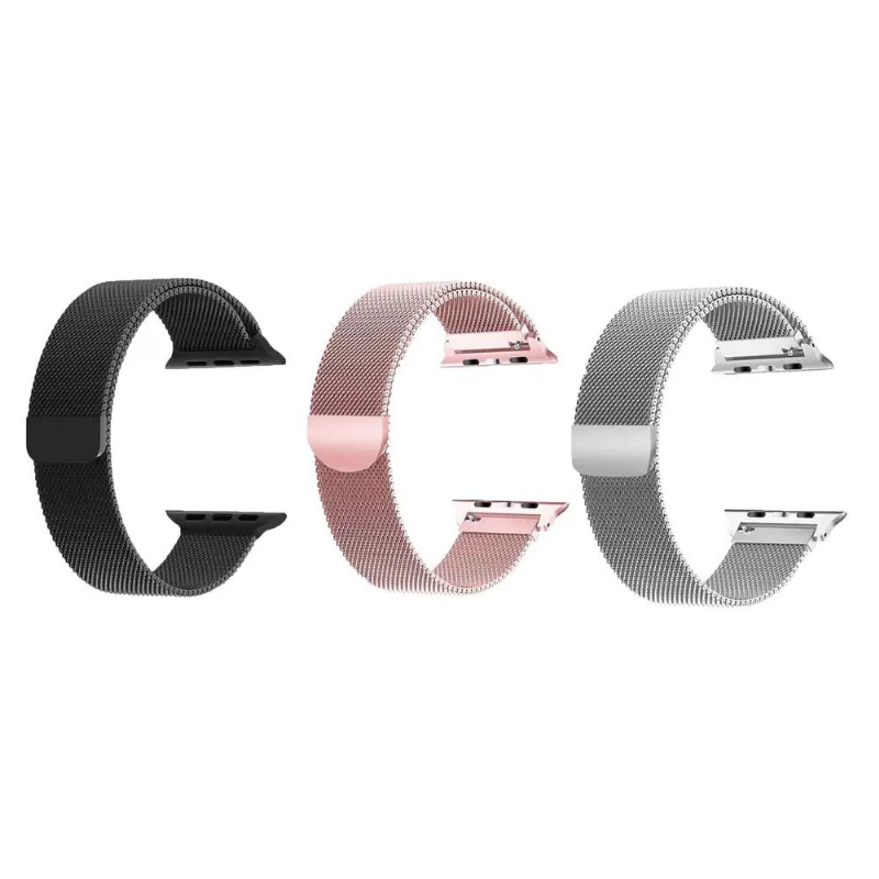 Pulseira Magnetica Relógio Smartwatch Kit 3 Pulseiras Ima