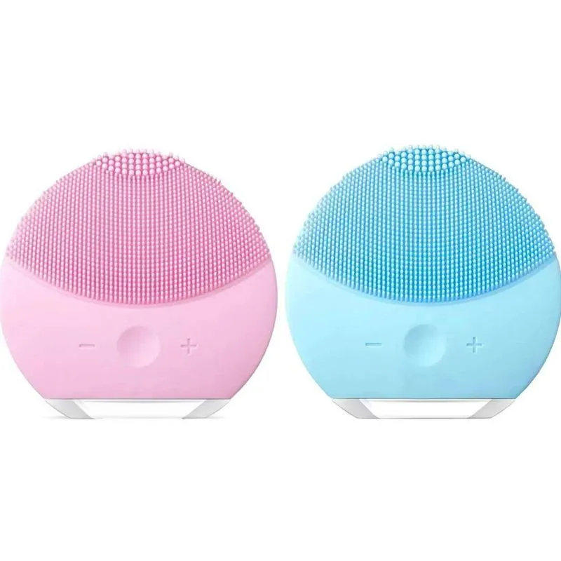 Esponja Massagedora Eletrica Kit 20 Uni Azul 30 Uni Rosa Usb