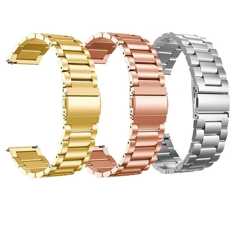 Pulseiras Smartwatch Kit 3 Uni Relogio Inteligente Inox