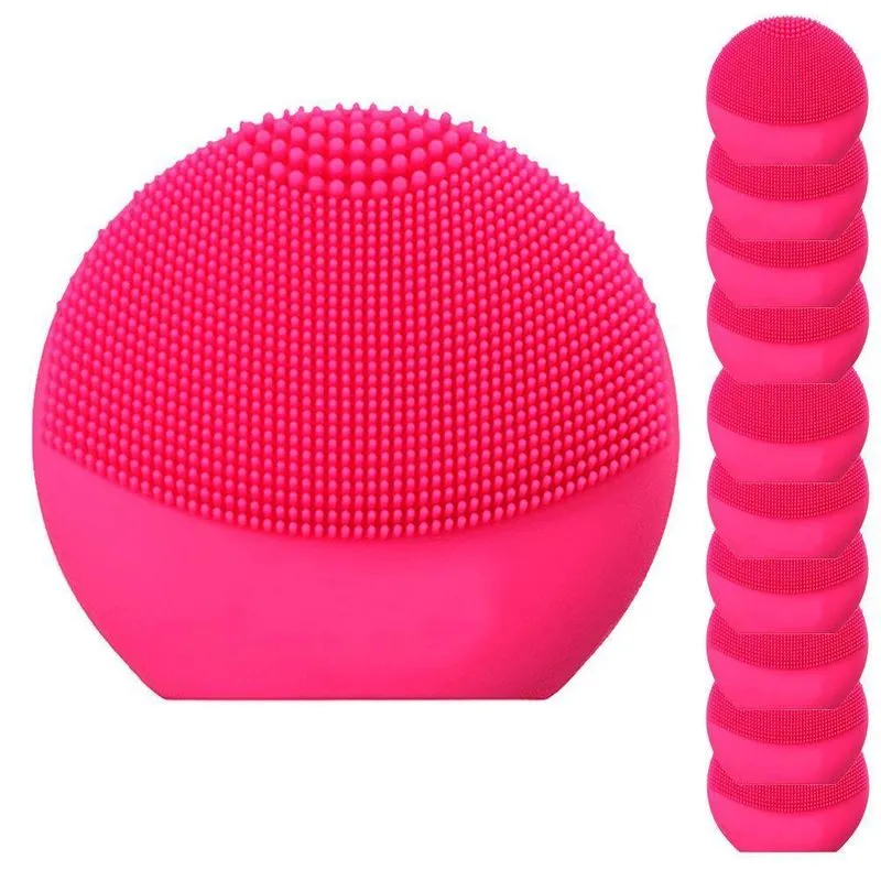 Esponja Massagedora 10 Unds Eletrica Limpeza Facial Mini Usb