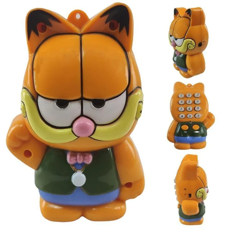Mini Telefone Gato Com Headset Microfone Flexivel
