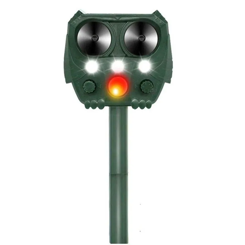 Repelente Solar Ultrassonico Pragas Aves Ratos Pombos Gambas