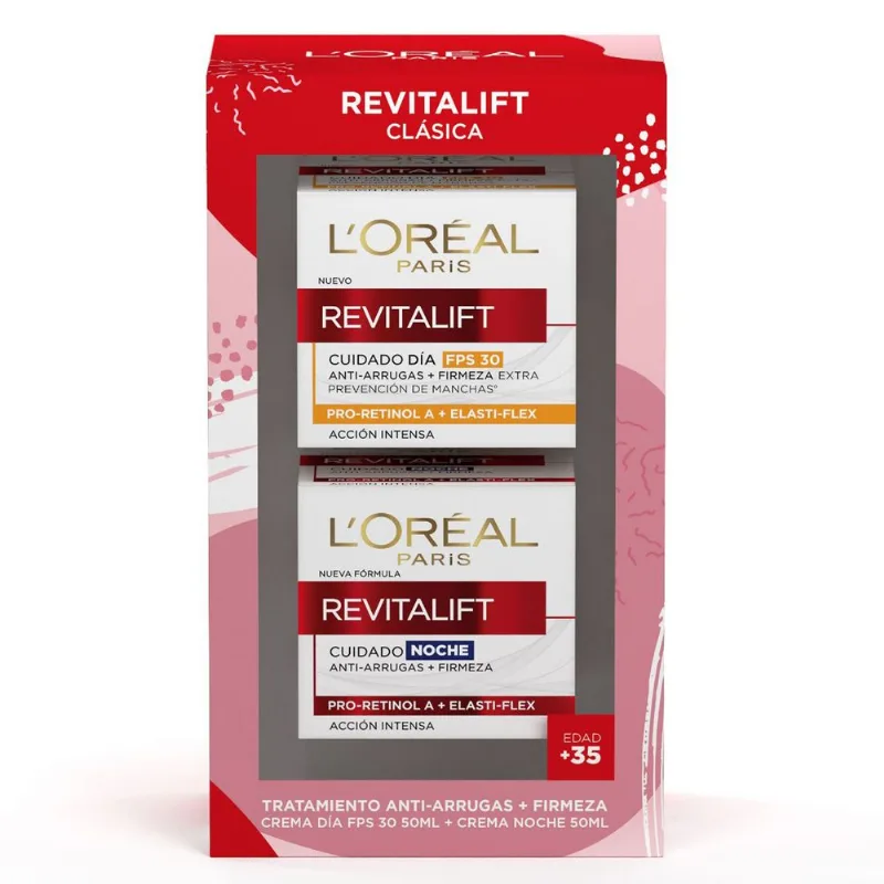 Pack Antiarrugas L'Oreal Revitalift Día + Noche