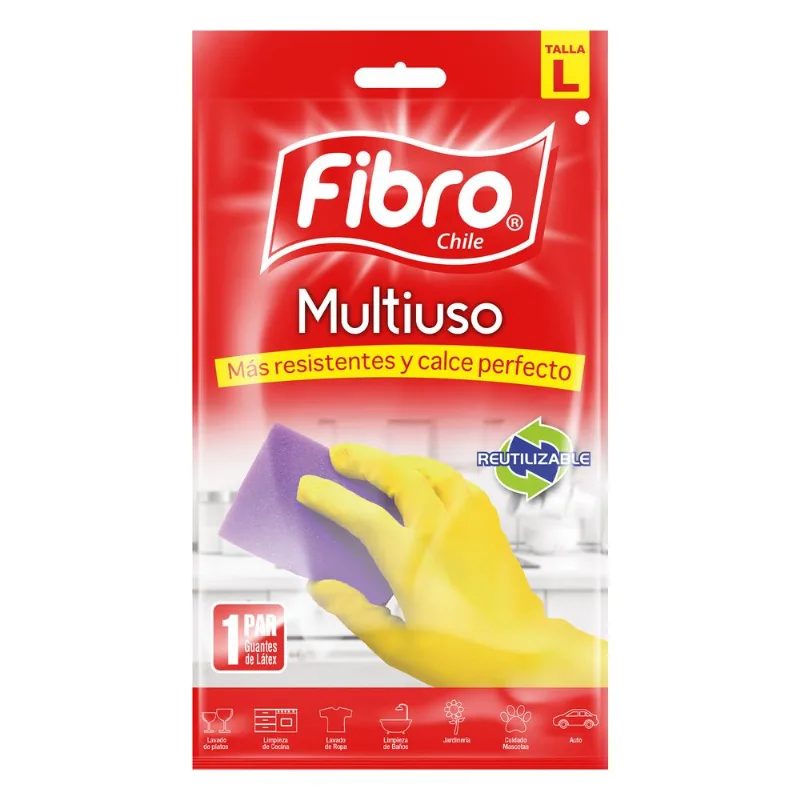 Guantes Multiuso Fibro Grande