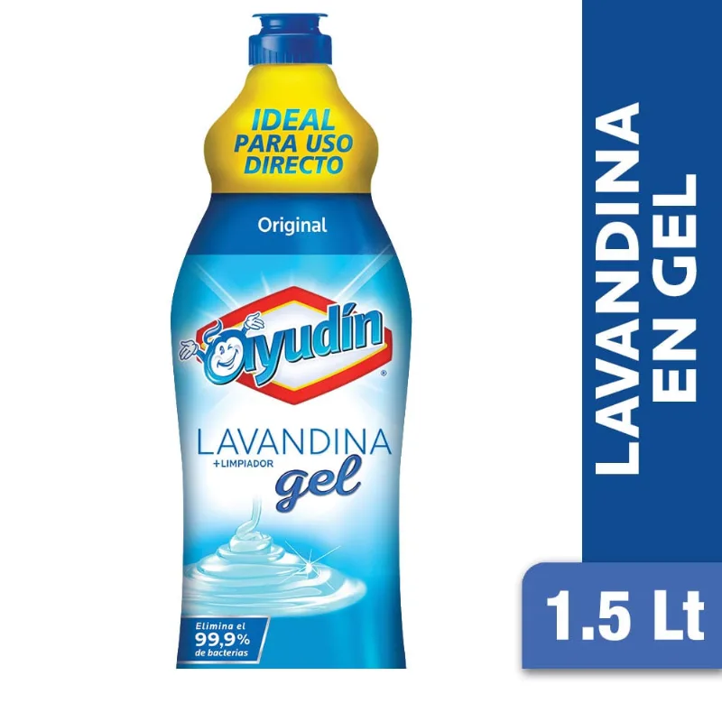 Lavandina En Gel Ayudín Original 1500 Ml