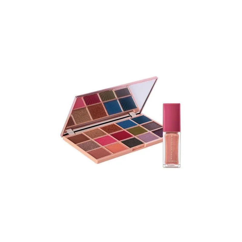Combo Niina Secrets Crystal: Palette De Sombras + Gloss Topázio