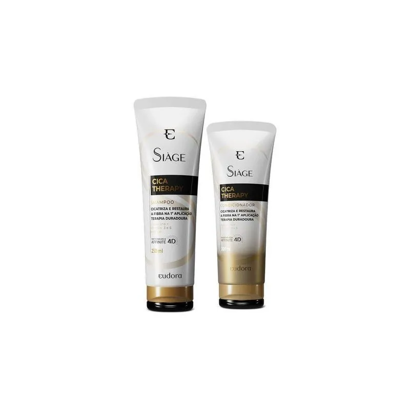 Combo Siàge Cica-therapy: Shampoo 250ml + Condicionador 200ml