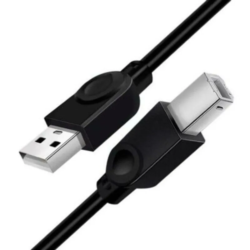 Cabo De Impressora Usb 2.0 Am+bm Com 5 Metros