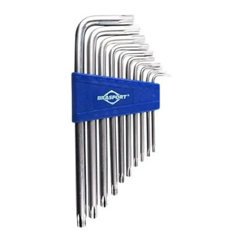 Jogo Chave Torx Chave Torx 9 Peças Chave Hexalobular