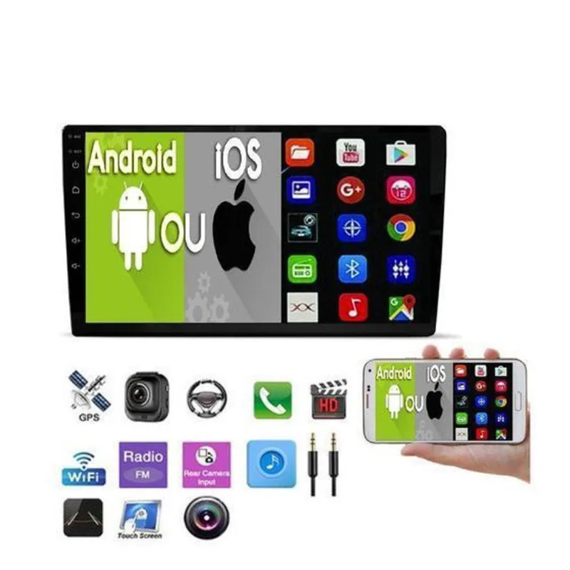Multimidia Universal Android 12 Qled Gps Wifi Carplay 9 Pol