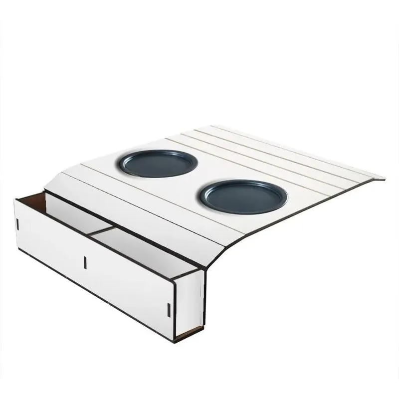Suporte Porta Copos Com Porta Controle Braço Sofá Casa