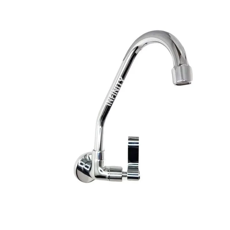 Torneira Cozinha De Parede Metal Bica Móvel Alavanca C-70abs