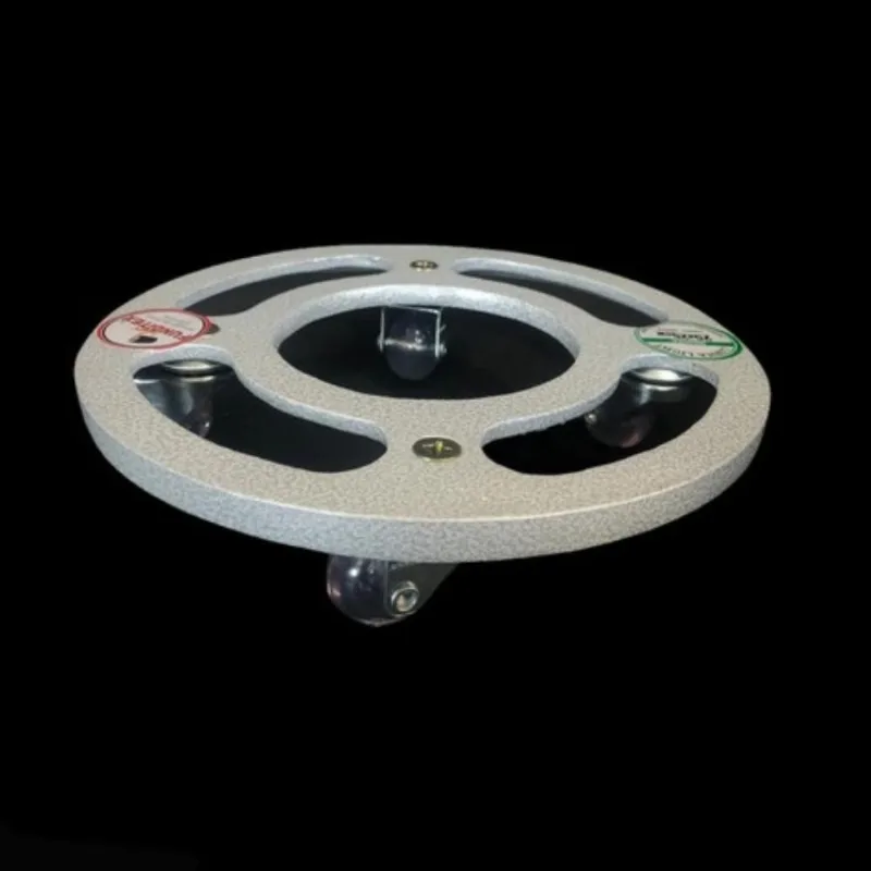 Suporte Para Vaso Alumínio Fundido Redondo 20cm Light Branco