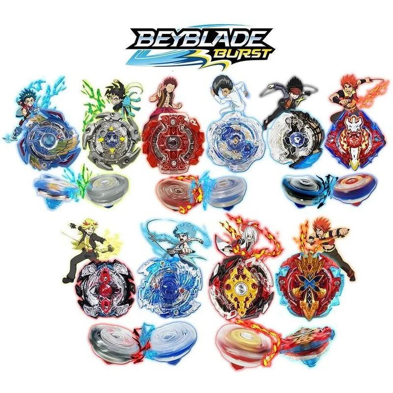 Kit 2 Beyblade Burst Barato Sortidos Sem Lançador Valt,shu