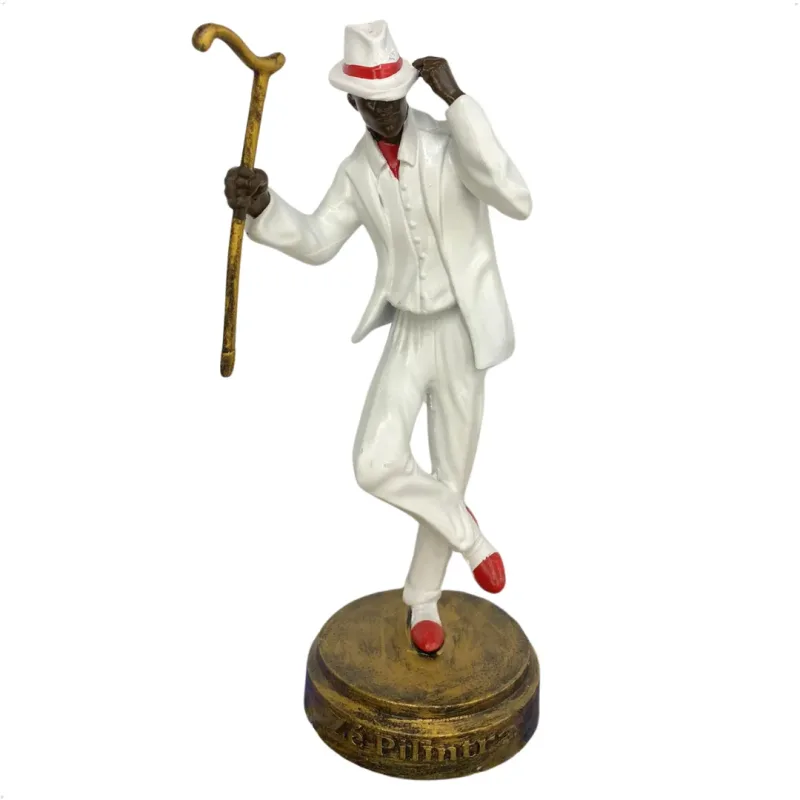 Zé Pelintra 4 Branco 26cm Alt. - Resina - Umbanda Candomblé